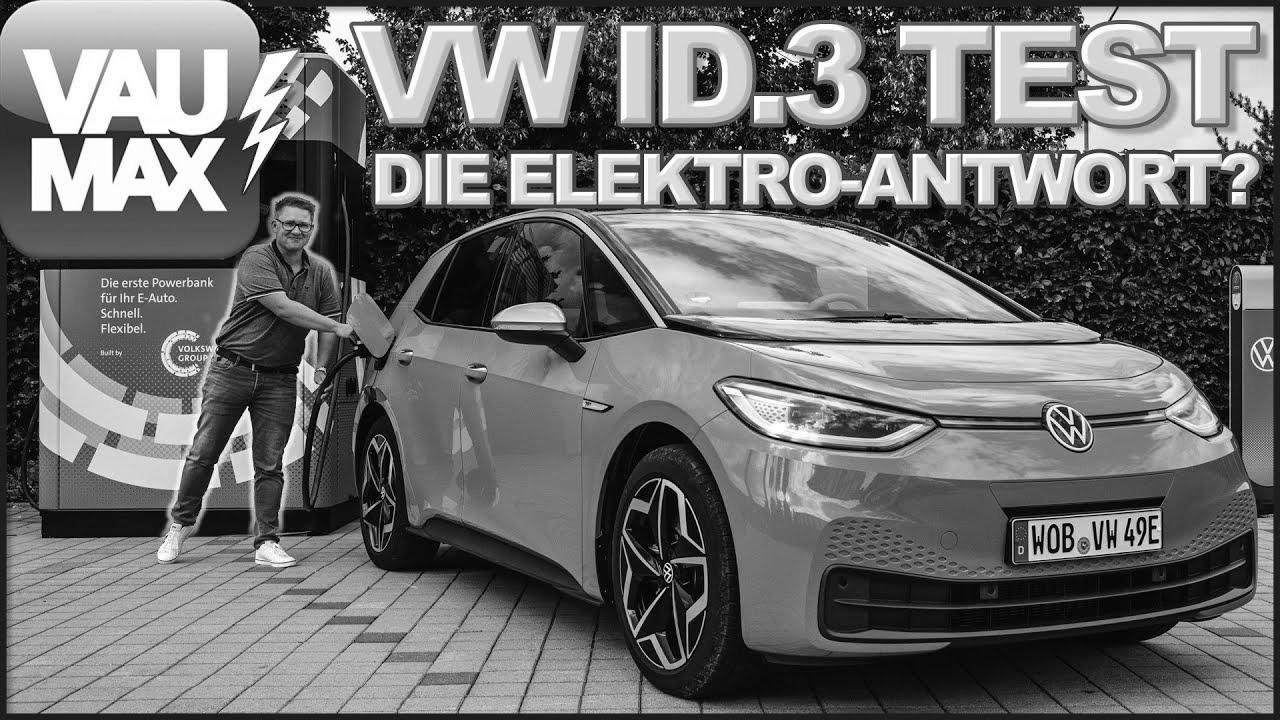VW ID.3 – The electrical answer?  Driving report, know-how & capabilities in test |  VAUMAXtv