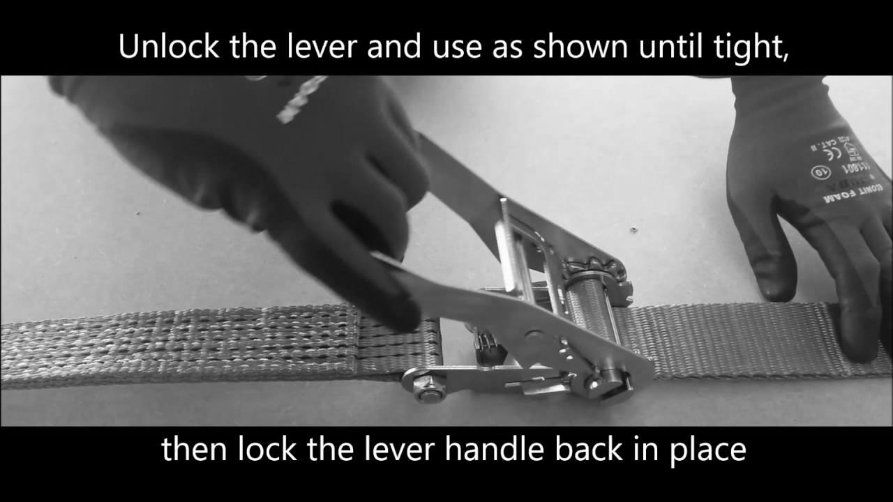 The right way to use a Ratchet Strap – Rope Providers Direct
