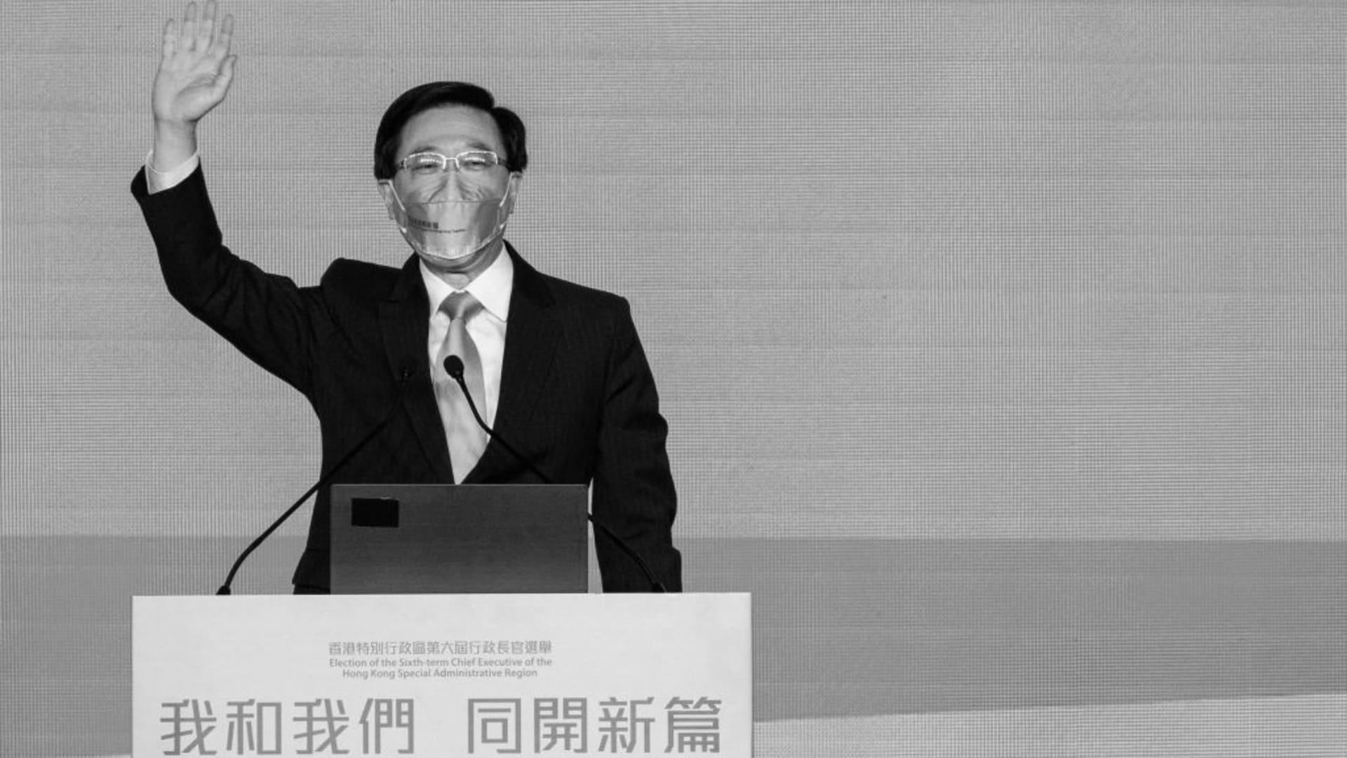 Hong Kong’s subsequent Chief Executive shall be Beijing loyalist John Lee