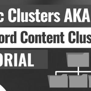 How one can Create Subject Clusters for search engine optimisation AKA Key phrase Content Clusters