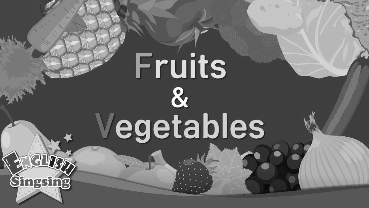 Kids vocabulary -[Old] Fruits & Vegetables – Learn English for kids – English educational video