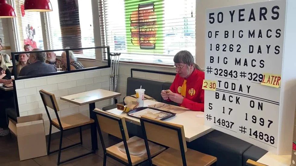 Wisconsin man celebrates 50 years of eating Massive Macs day by day