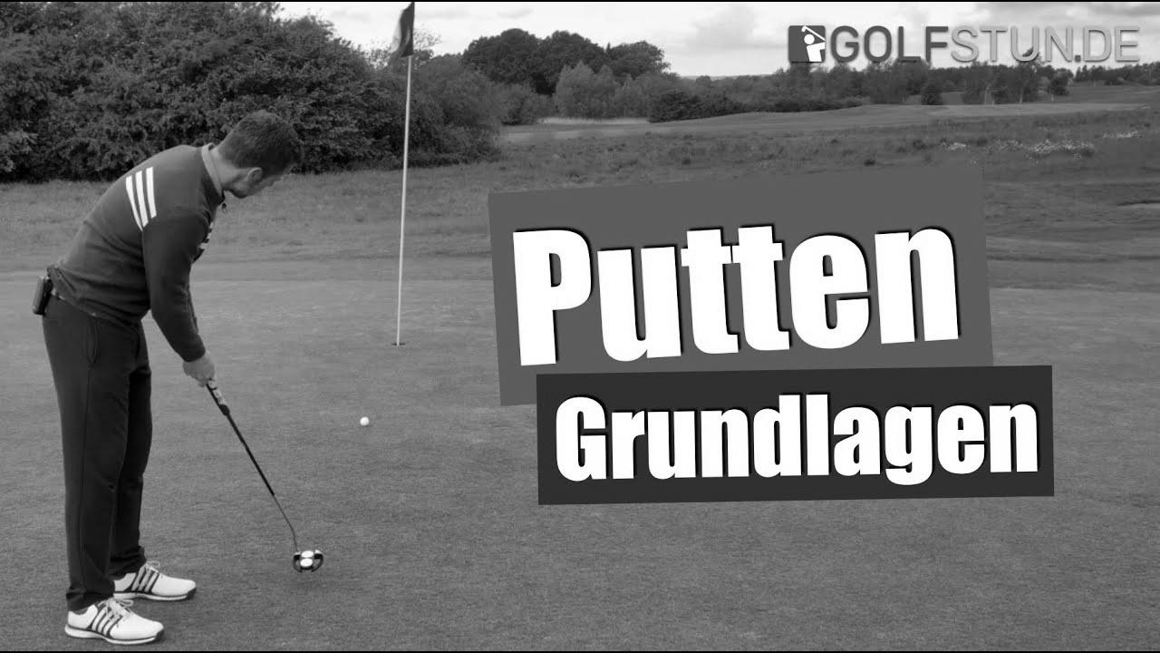 STRAIGHT PUTTING – The basics of method and basics for a constant putt in golf (German)