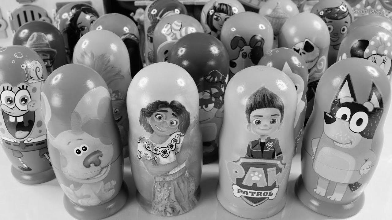 {Learn|Study|Be taught} Numbers 1-20 with Encanto, Paw Patrol Nesting Dolls Surprises