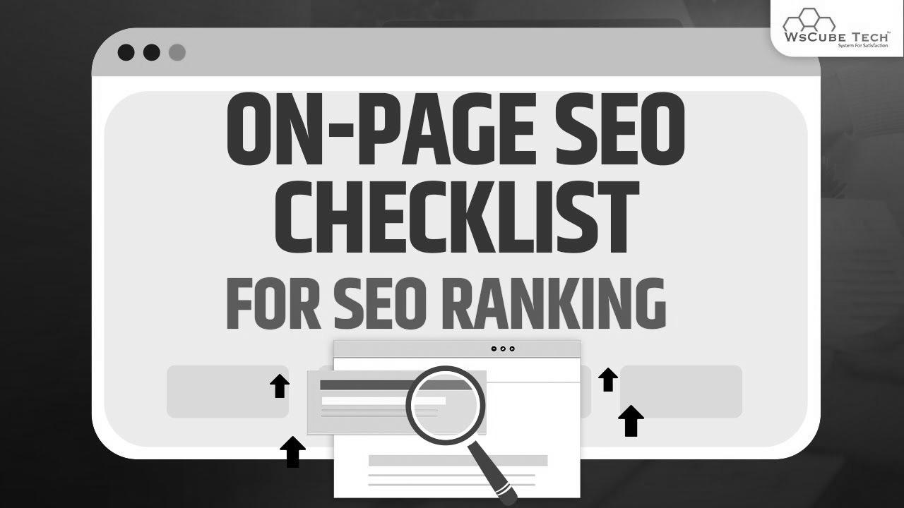 On Web page search engine optimisation Checklist 2022: Optimize Each Web page on Your Website (Final Guide)