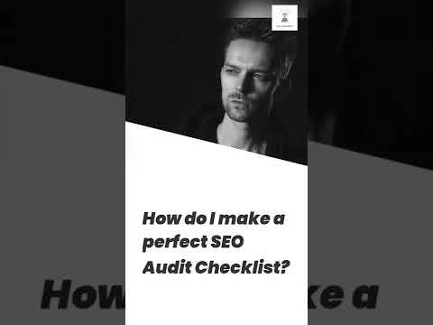 How do I make an ideal SEO Audit Checklist in 2022 |  Web site web optimization Audit Training #shorts