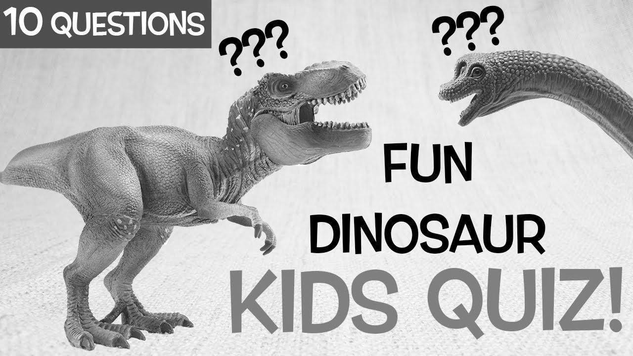 DINOSAUR QUIZ!  |  10 Questions – Study About Dinosaurs |  Fun & Educational |  Dinosaurs For Kids