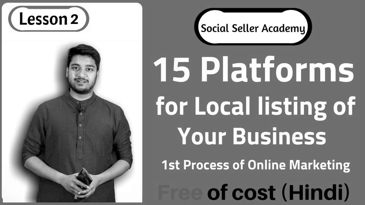 15 Platforms for Local Itemizing of your Business ||  Local search engine optimization ||  On-line Listing in India |  In Hindi